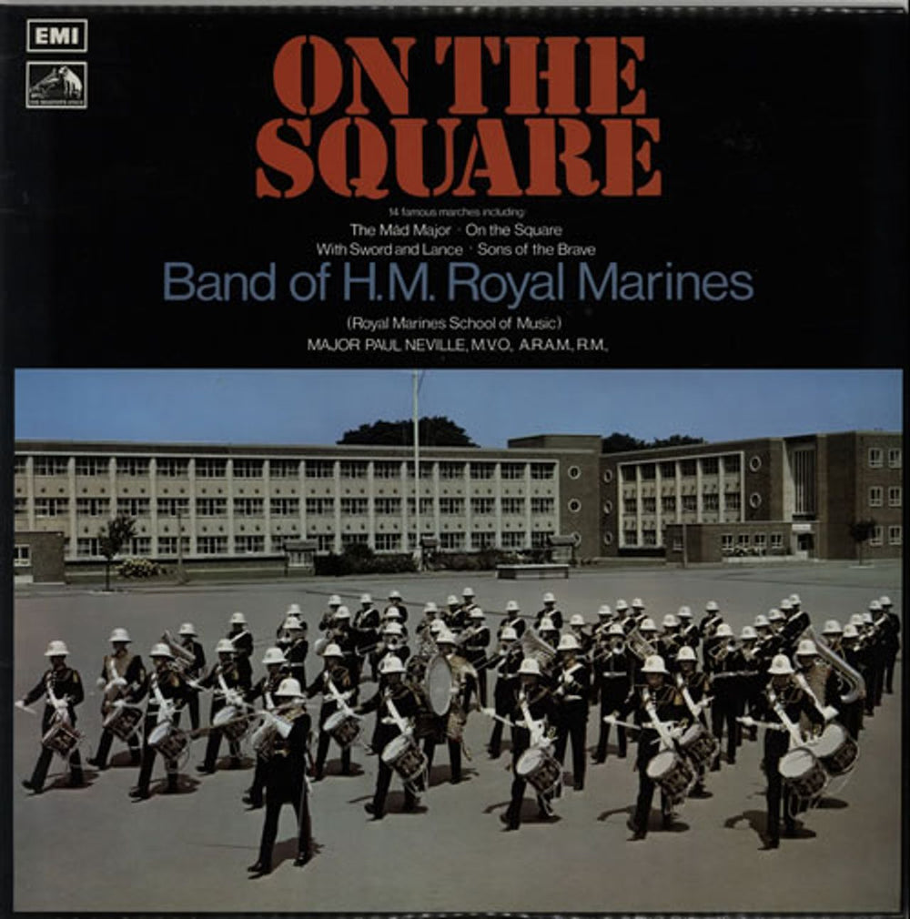 The Band Of H.M. Royal Marines On The Square UK vinyl LP album (LP record) CSD3703