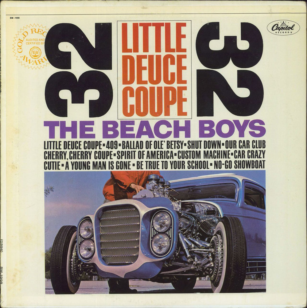 The Beach Boys Little Deuce Coupe US vinyl LP album (LP record) SM-1998