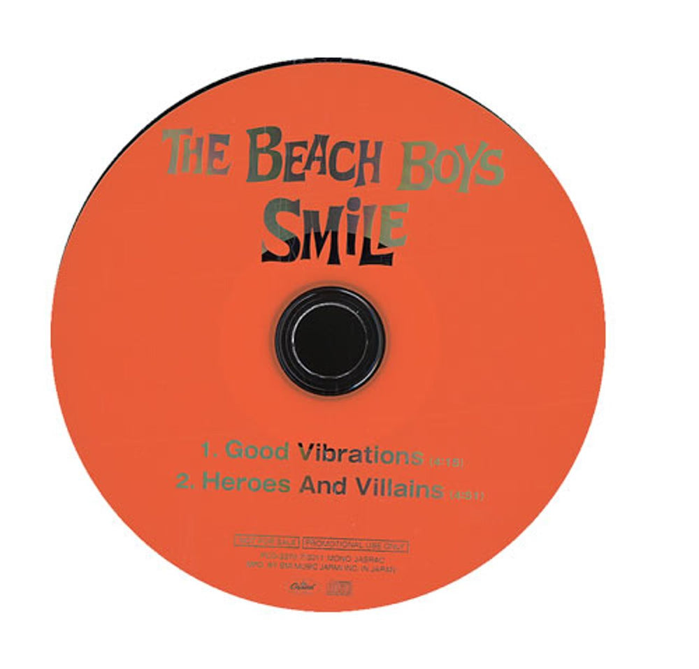 The Beach Boys Smile - Specal Radio Sampler Japanese Promo CD single (CD5 / 5") BBOC5SM552559