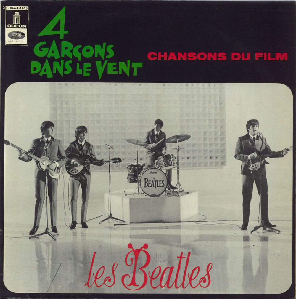 The Beatles 4 Garçons Dans Le Vent French vinyl LP album (LP record) 2C066-04145