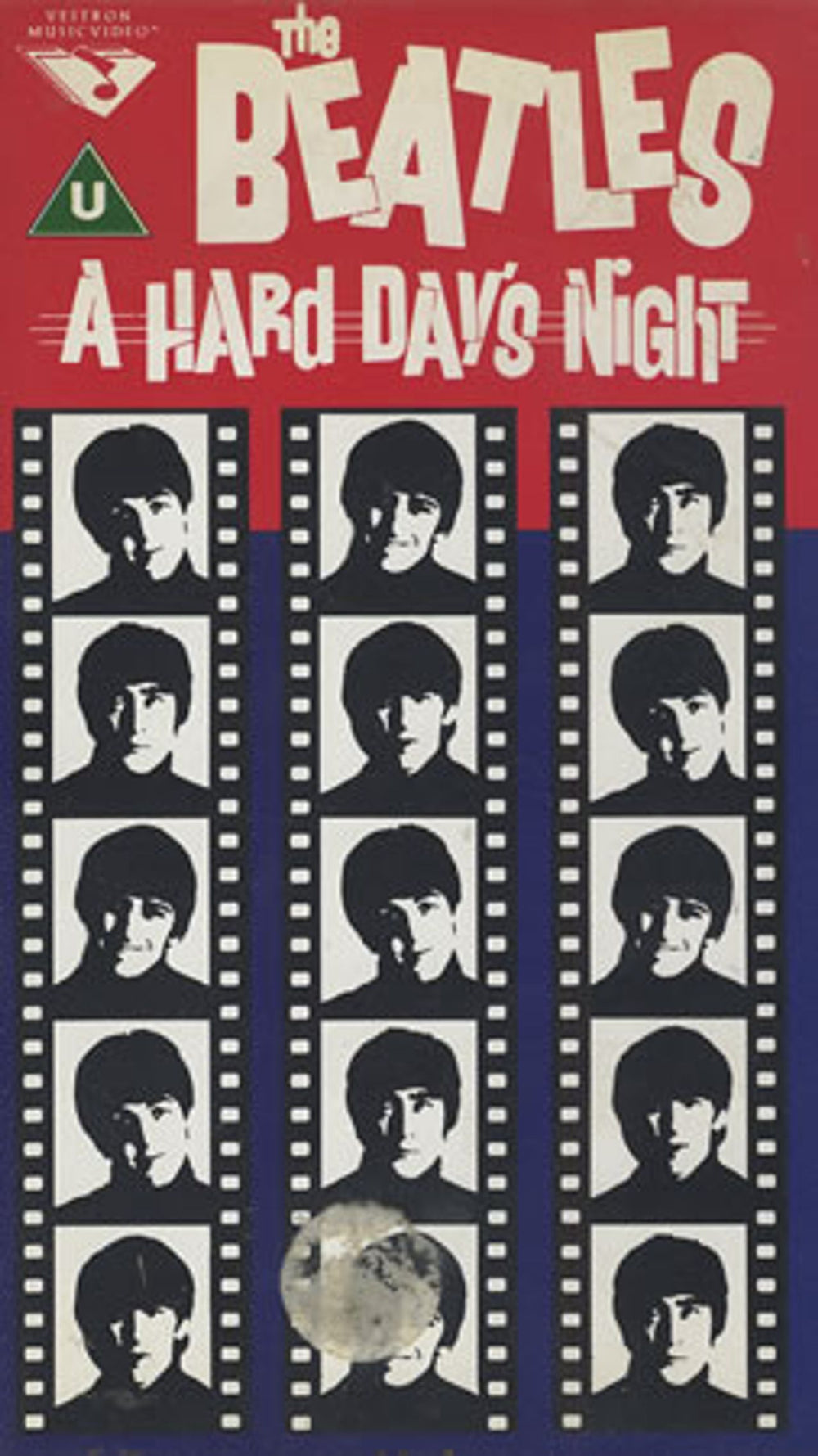 The Beatles A Hard Day's Night UK video (VHS or PAL or NTSC) VA14118