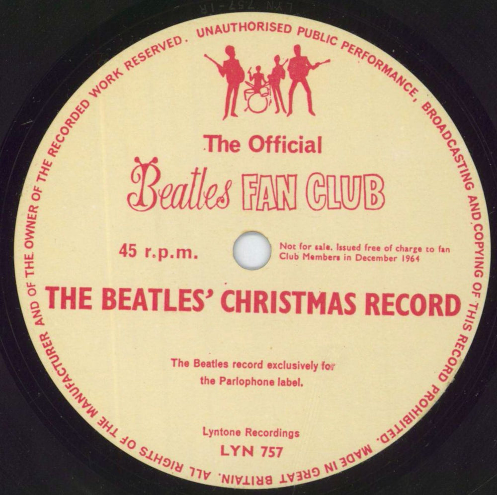 The Beatles Another Beatles Christmas Record + Newsletter UK 7" vinyl single (7 inch record / 45) BTL07AN304106