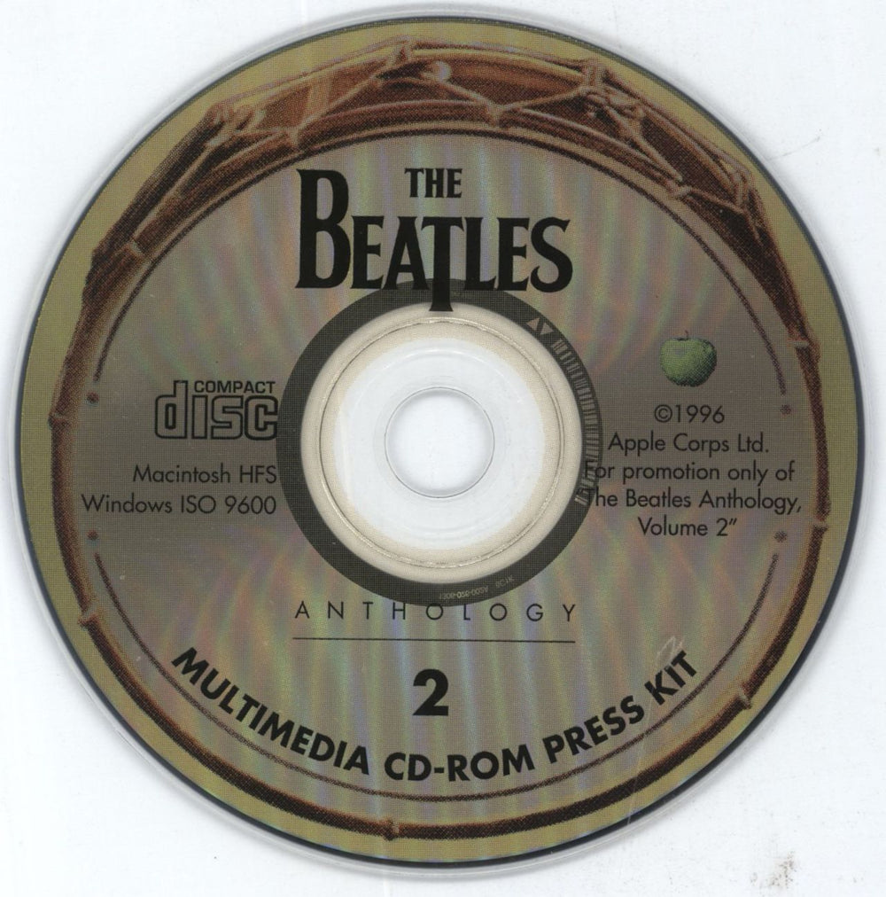 The Beatles Anthology 2 - Multimedia CD-ROM Press Kit UK Promo CD-ROM BTLROAN65361