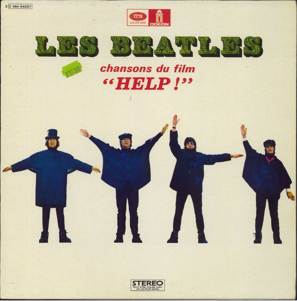 The Beatles Chansons Du Film Help! - 1970s Reissue French vinyl LP album (LP record) 2C064-04257