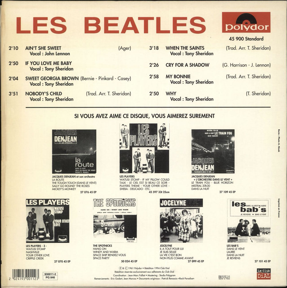 The Beatles Hamburg 1961 - 10" Pack French CD album (CDLP) 2024193001123