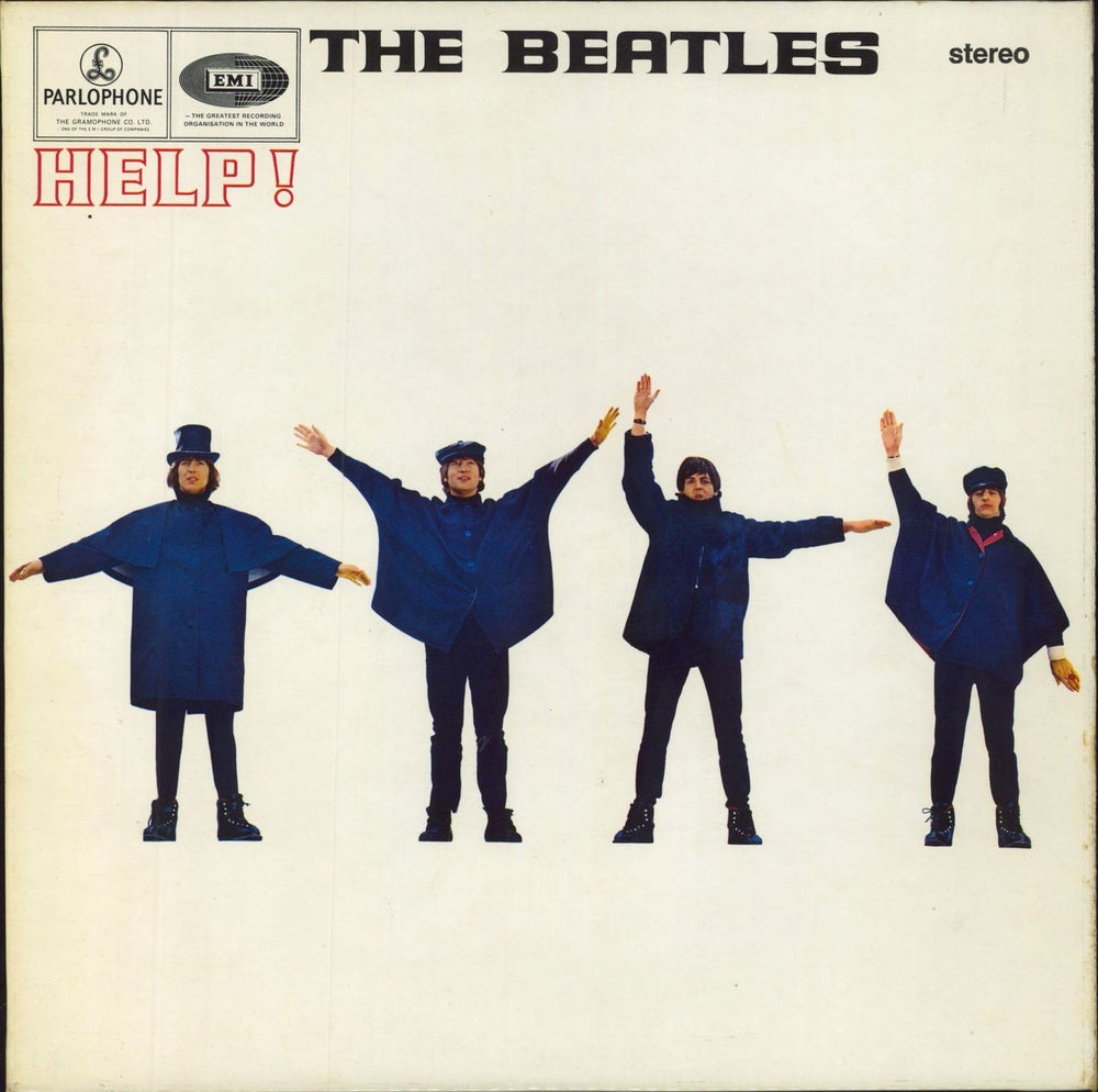 The Beatles Help! - 2nd - EX+ UK vinyl LP album (LP record) PCS3071