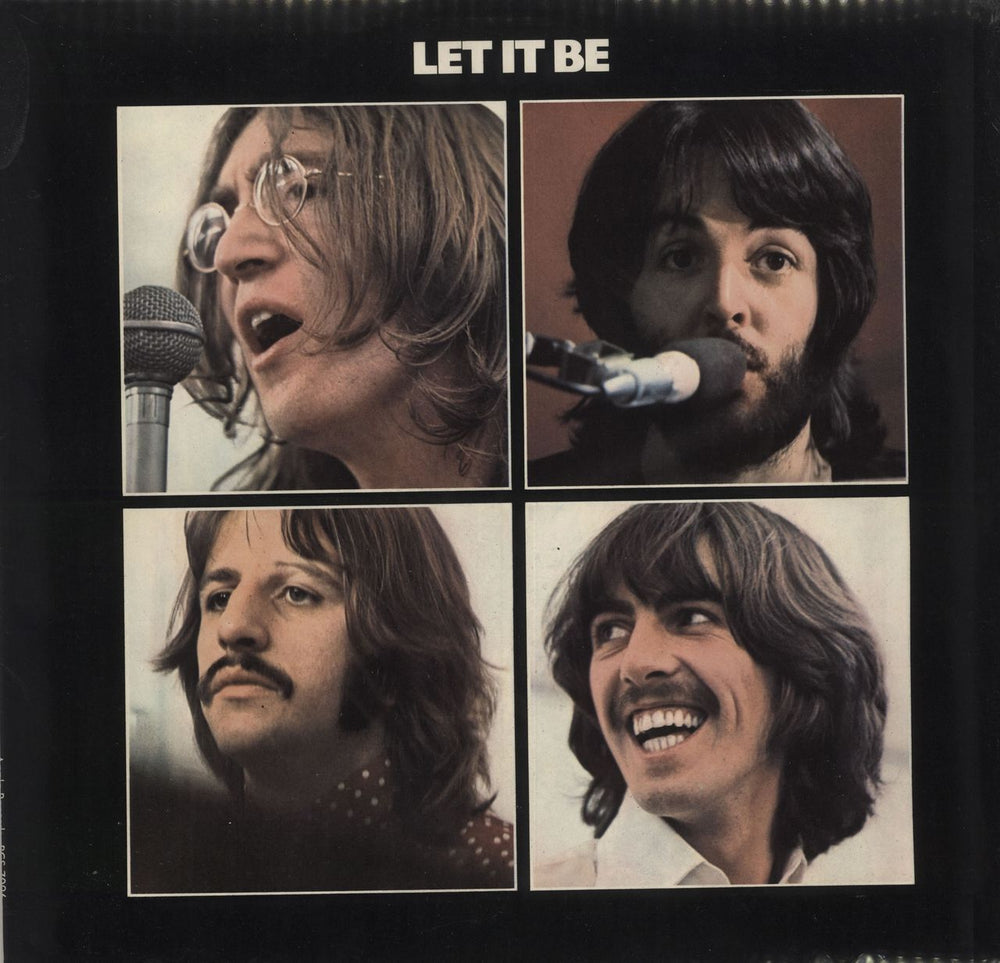 The Beatles Let It Be - 2nd UK vinyl LP album (LP record) PCS7096