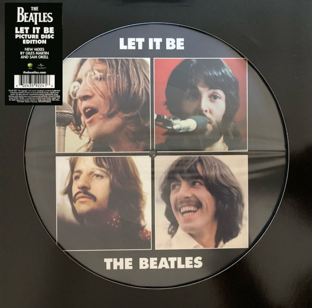 The Beatles Let It Be - Picture Disc Edition - Sealed UK picture disc LP (vinyl picture disc album) 0602435922416