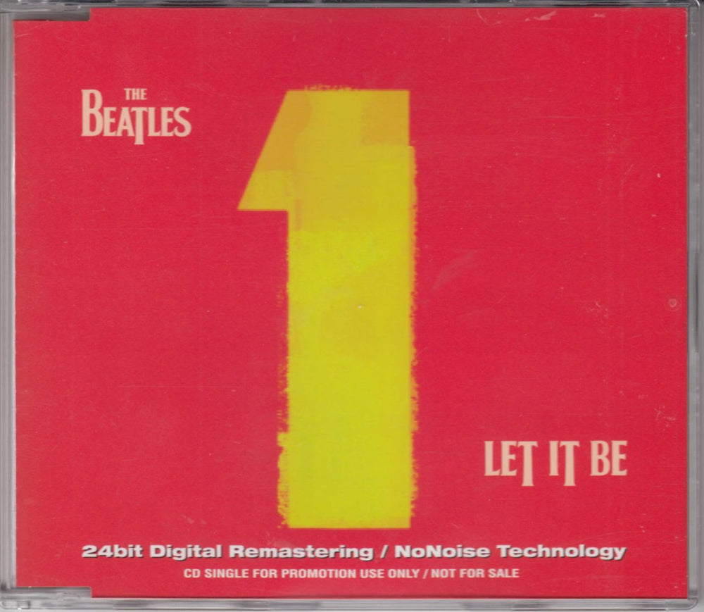 The Beatles Let It Be - Remastered Japanese Promo CD single (CD5 / 5") PCD-2376