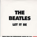 The Beatles Let It Be UK Promo CD single (CD5 / 5") LIB001