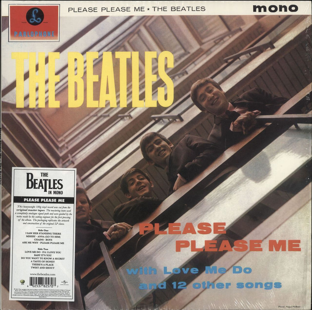 The Beatles Please Please Me - MONO - 180 Gram UK vinyl LP album (LP record) 5099963379815