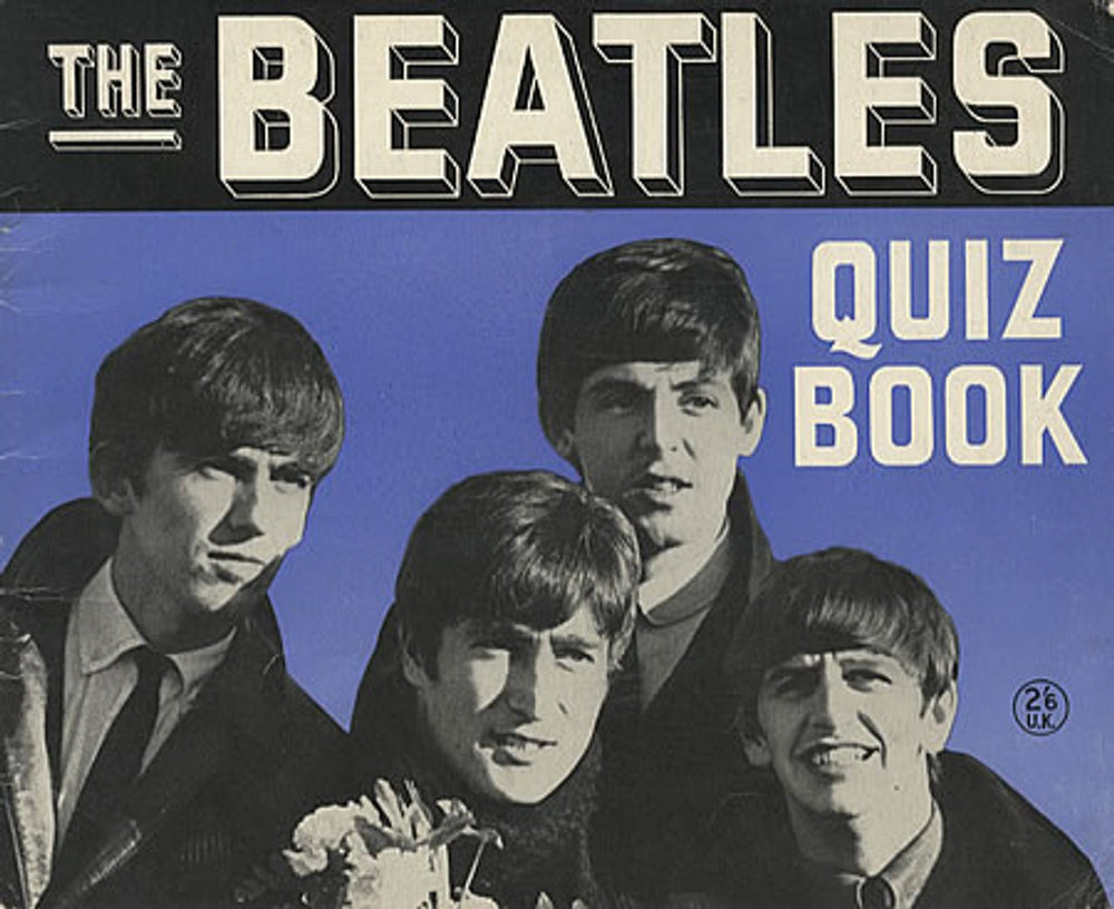 The Beatles Quiz Book UK book QUIZ BOOK