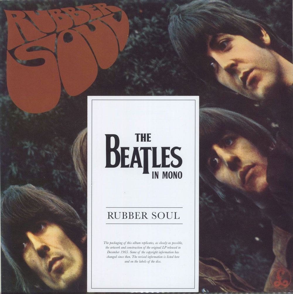 The Beatles Rubber Soul - MONO - 180 Gram UK vinyl LP album (LP record) 5099963380415