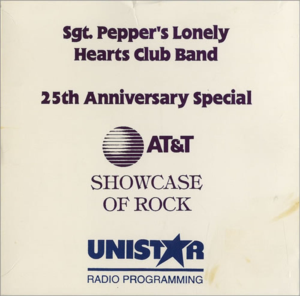 The Beatles Sgt. Pepper's Lonely Hearts Club Band - Anniversary Special US Promo 3-CD album set (Triple CD)