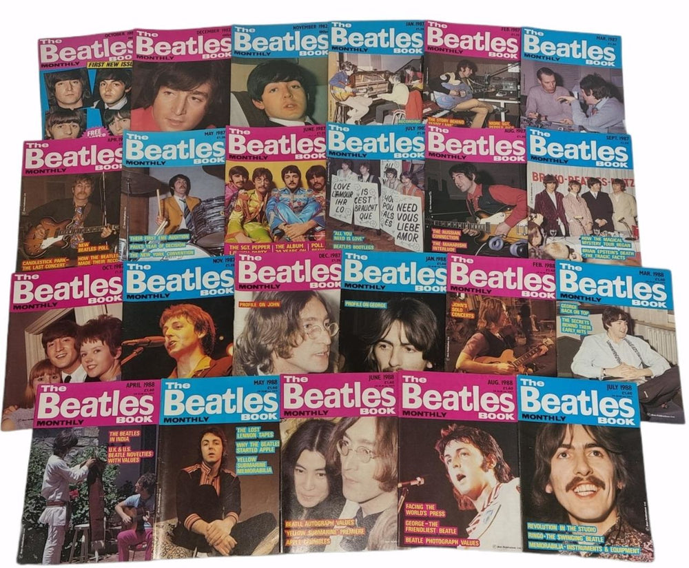 The Beatles The Beatles Book - 2nd - 243 issues - Complete UK magazine Deleted