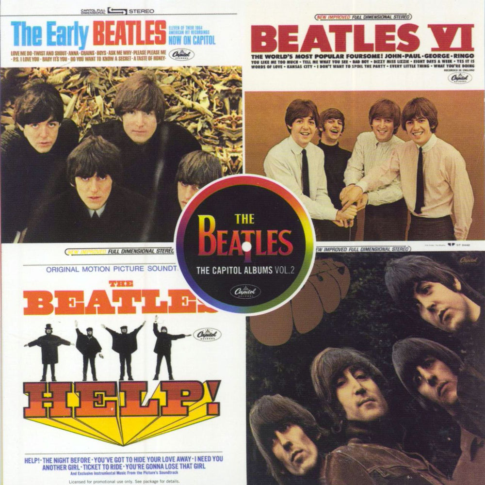 The Beatles The Capitol Albums Volume 2 Sampler US Promo CD album (CDLP) DPRO-59566-2