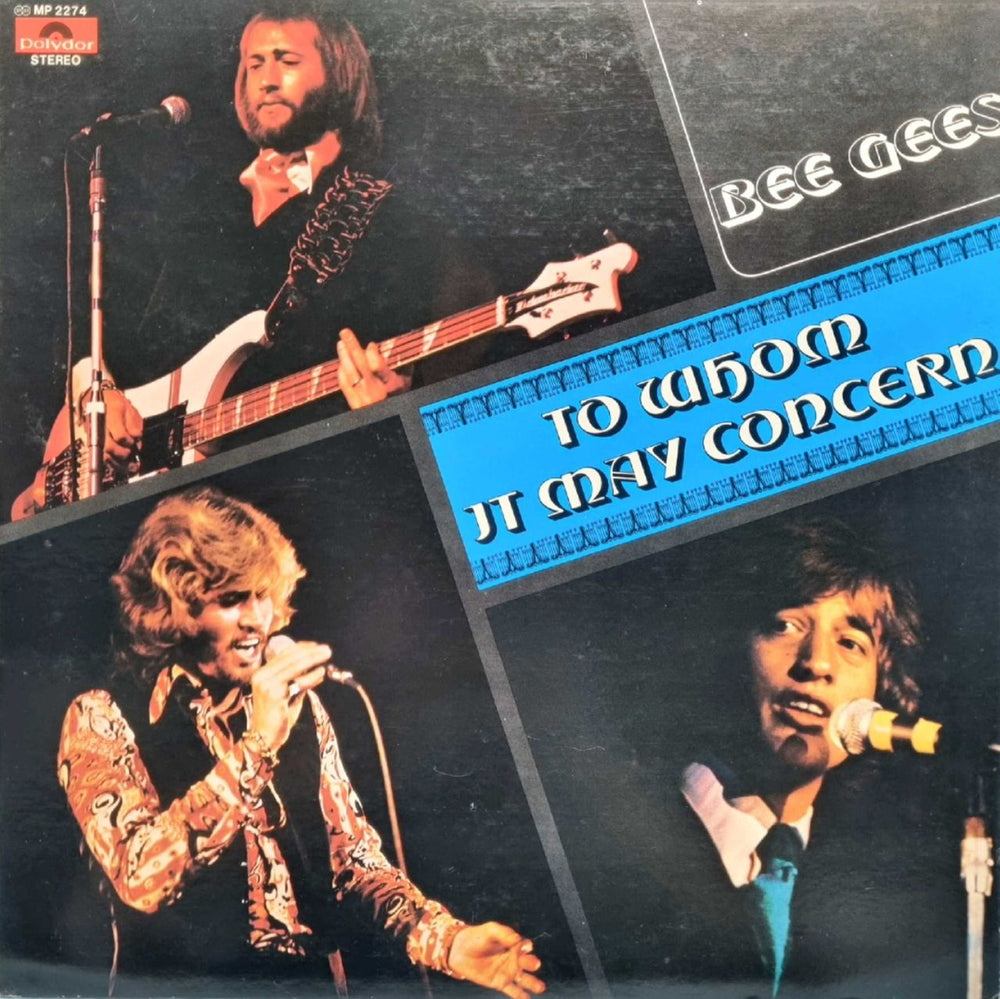 The Bee Gees To Whom It May Concern Japanese vinyl LP album (LP record) MP2274