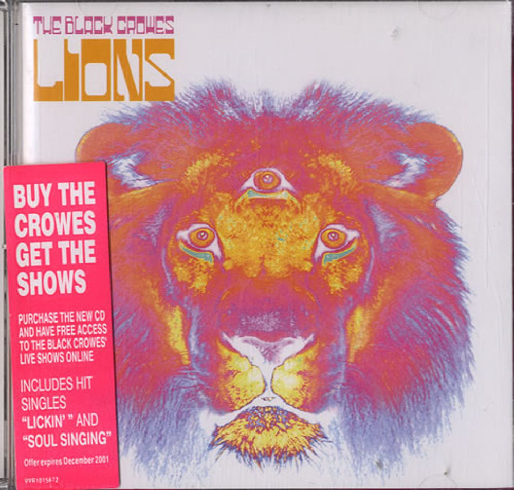 The Black Crowes Lions UK CD album (CDLP) VVR1015672