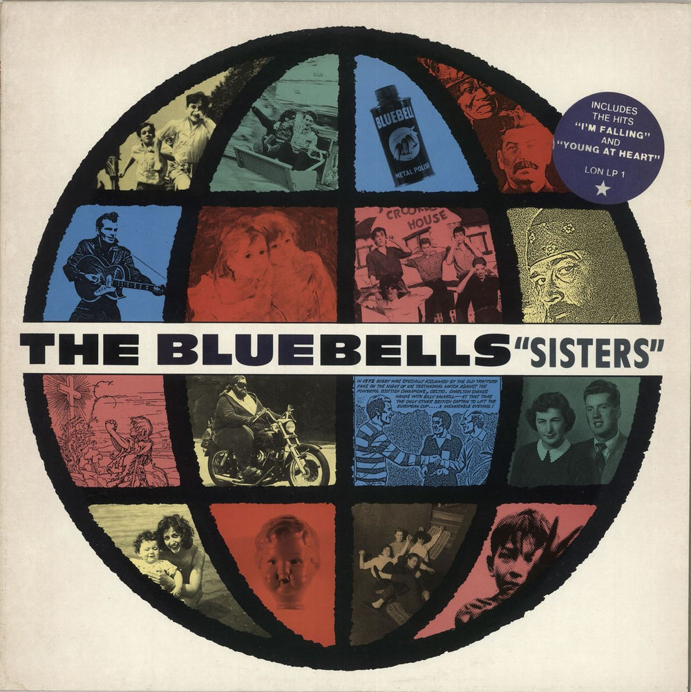 The Bluebells Sisters - Stickered sleeve / Gold promo stamped UK vinyl LP album (LP record) LONLP1