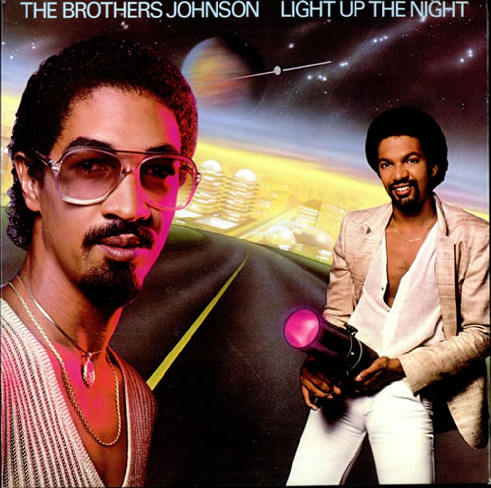 The Brothers Johnson Light Up The Night UK vinyl LP album (LP record) AMLK63716