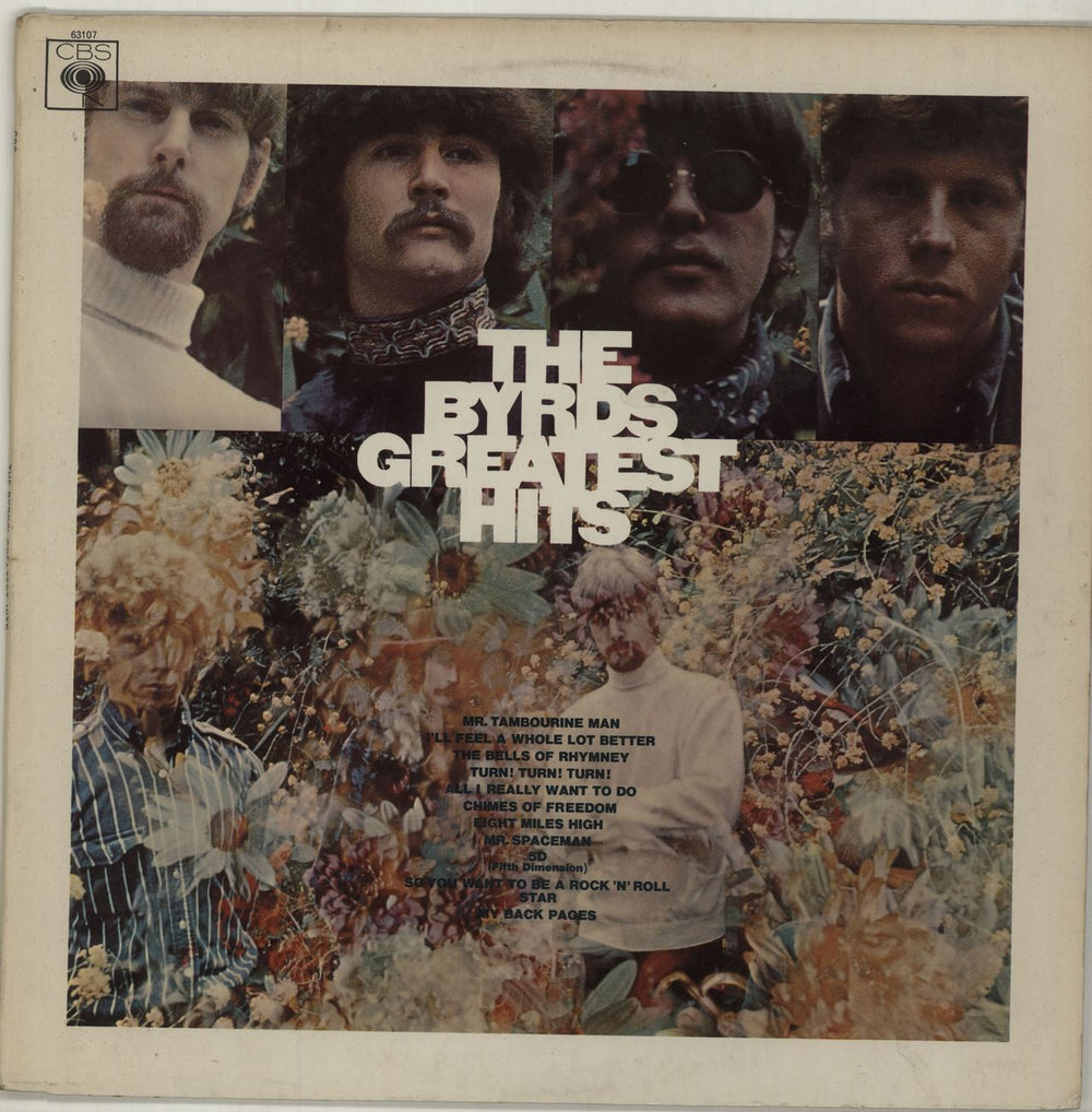 The Byrds Greatest Hits - 1st Mono - EX UK vinyl LP album (LP record) 63107