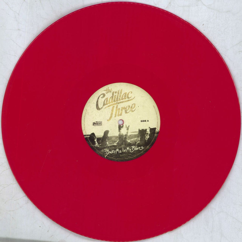 The Cadillac Three Bury Me In My Boots - Red Vinyl UK 2-LP vinyl record set (Double LP Album) 6HI2LBU827983