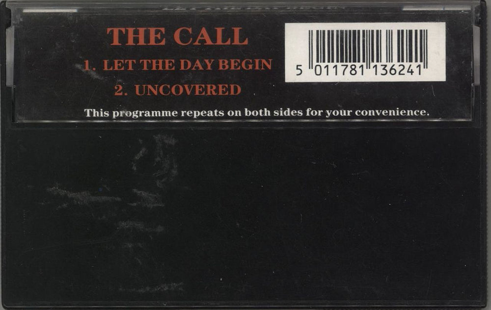 The Call Let The Day Begin UK cassette single 5011781136241