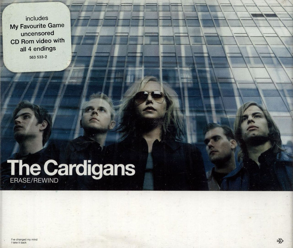 The Cardigans Erase & Rewind - Both Parts UK 2-CD single set (Double CD single) 563535/33-2