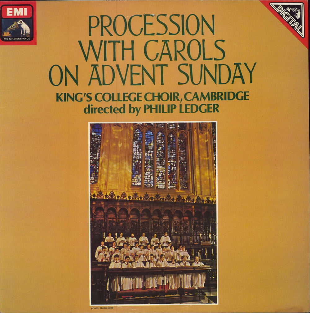 The Choir Of King's College, Cambridge Procession With Carols On Advent Sunday UK vinyl LP album (LP record) ASD3907