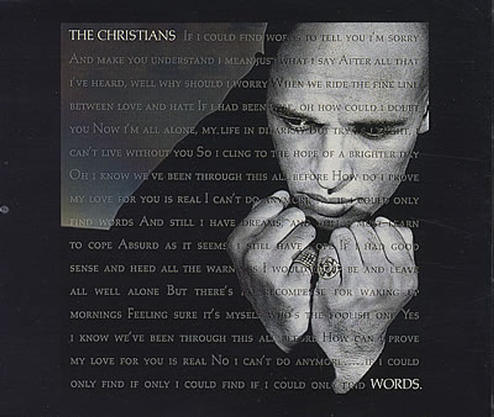 The Christians Words UK CD single (CD5 / 5") CIDP450