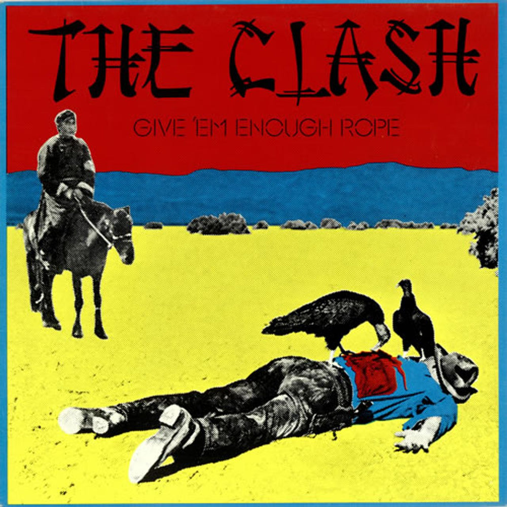 The Clash Give 'Em Enough Rope UK vinyl LP album (LP record) CBS32444