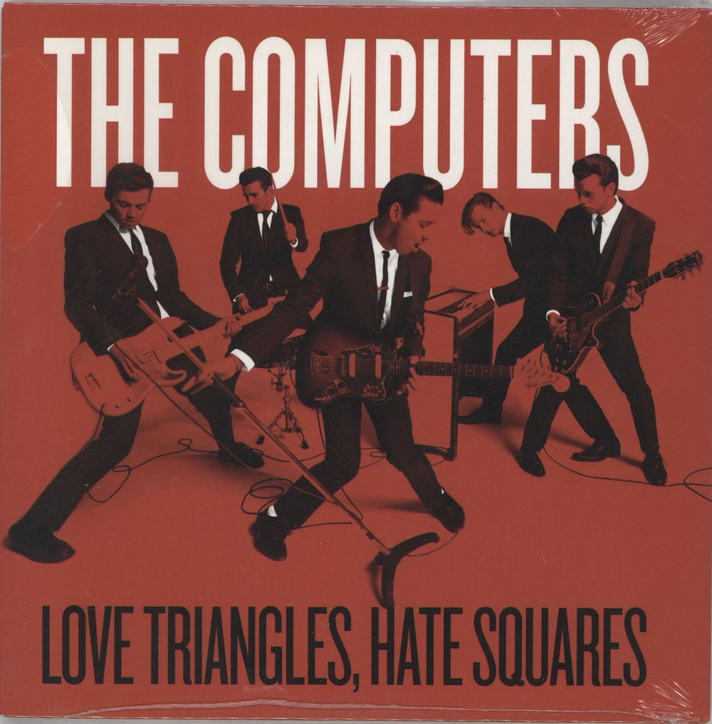 The Computers Love Triangles, Hate Squares - Pink Vinyl - Sealed UK 7" vinyl single (7 inch record / 45) 1182TP7