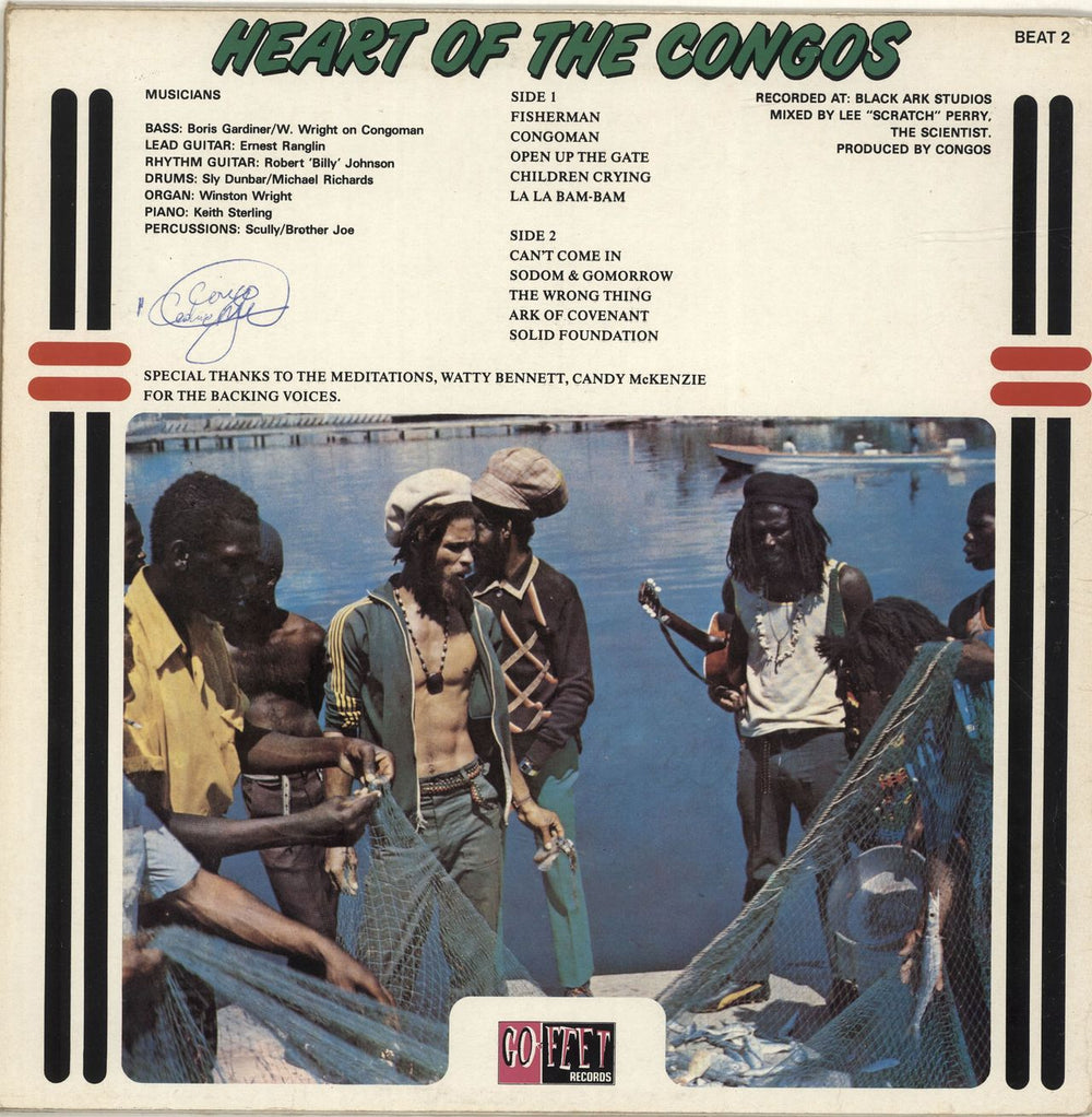 The Congos Heart Of The Congos UK vinyl LP album (LP record)