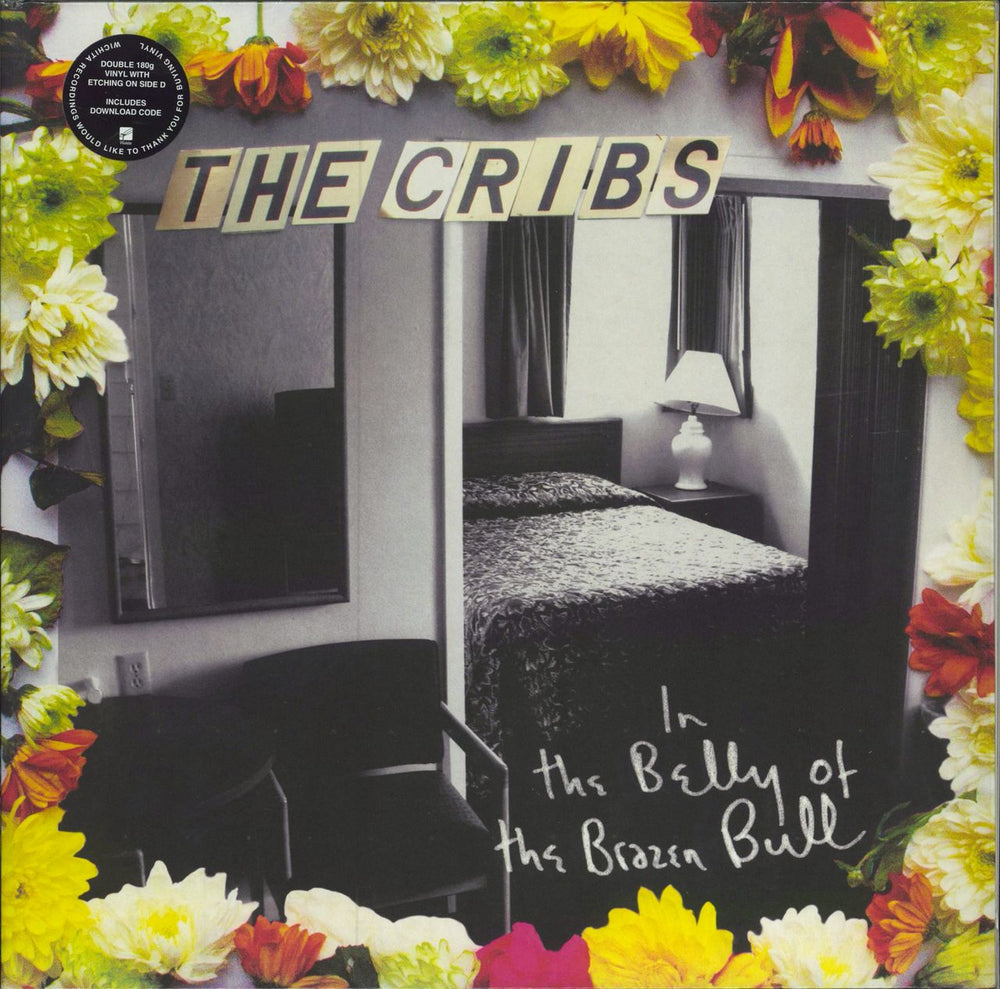 The Cribs In The Belly Of The Brazen Bull - Etched UK 2-LP vinyl record set (Double LP Album) WEBB335LP