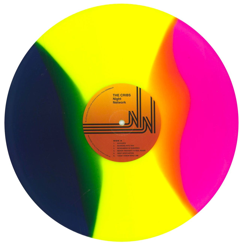 The Cribs Night Network - Tricolour Vinyl UK vinyl LP album (LP record) TC1LPNI786432