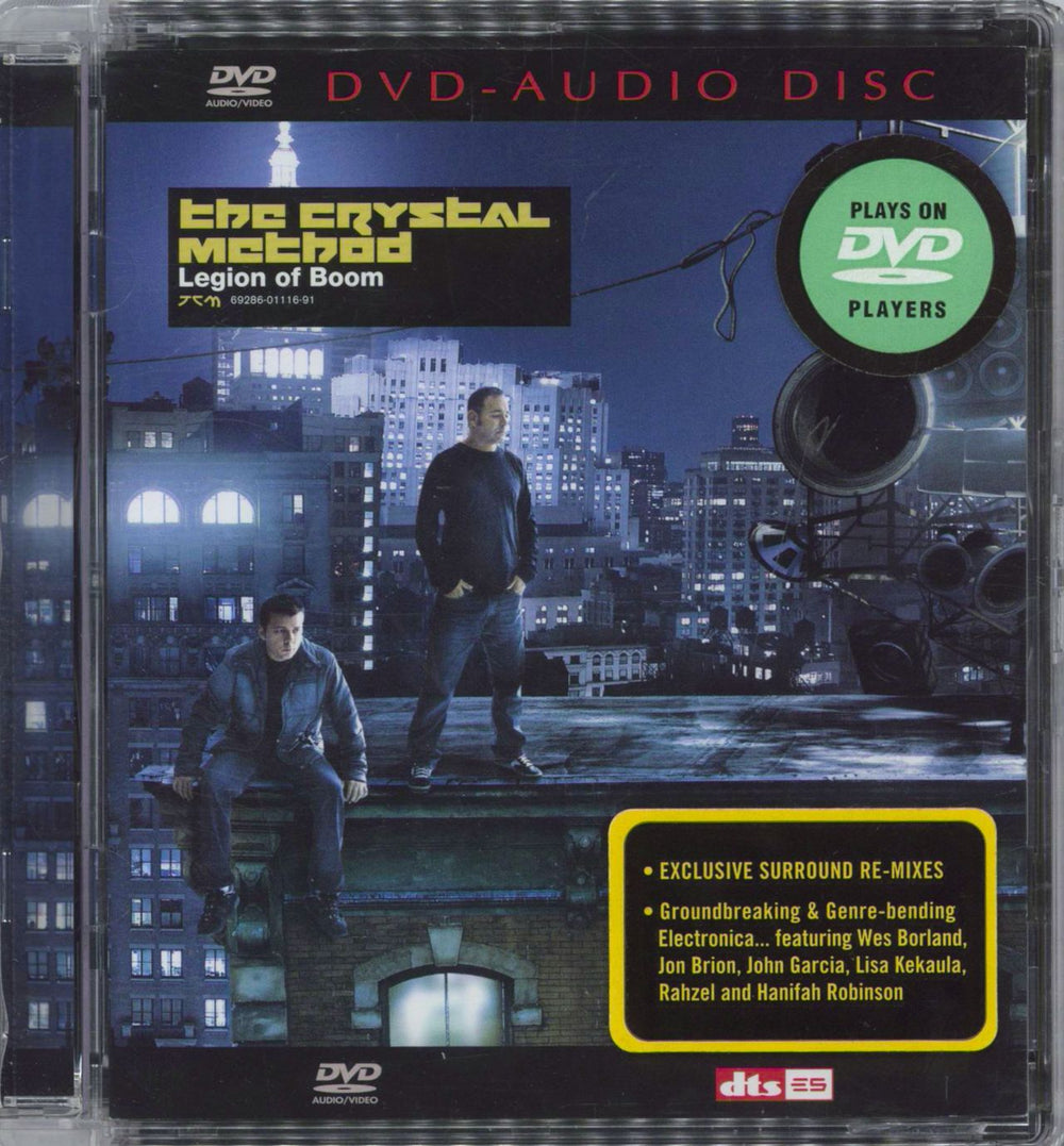 The Crystal Method Legion Of Boom US DVD-Audio disc 69286-01116-91