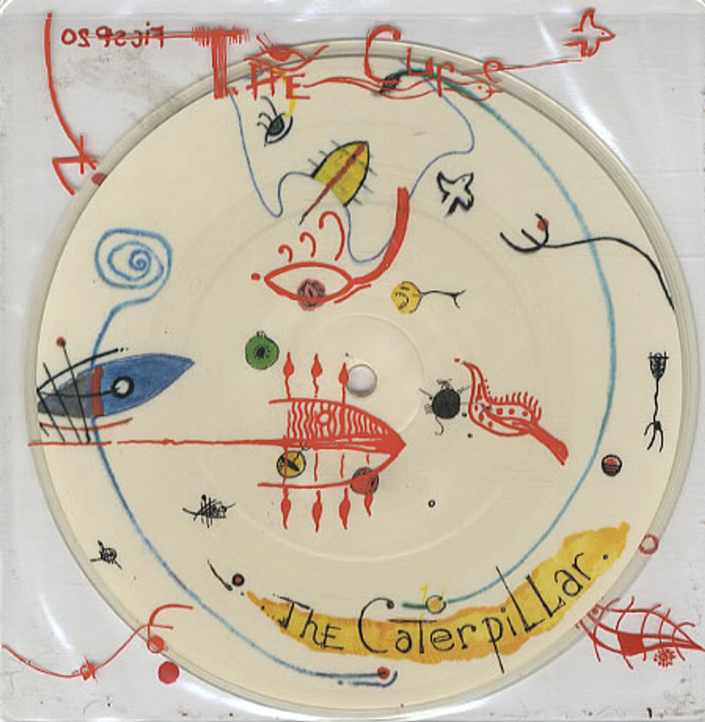 The Cure The Caterpillar UK 7" vinyl picture disc (7 inch picture disc single) FICSP20