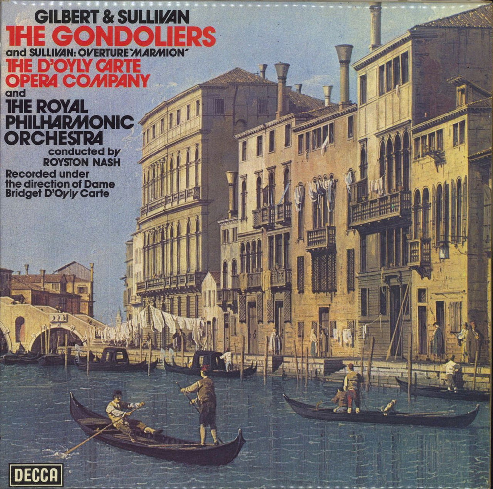 The D'Oyly Carte Opera Company The Gondoliers - Test Pressing UK 2-LP vinyl record set (Double LP Album) SKL5277/8