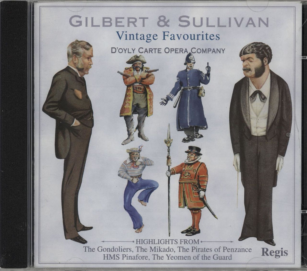 The D'Oyly Carte Opera Company Vintage Favourites UK CD album (CDLP) RRC1058