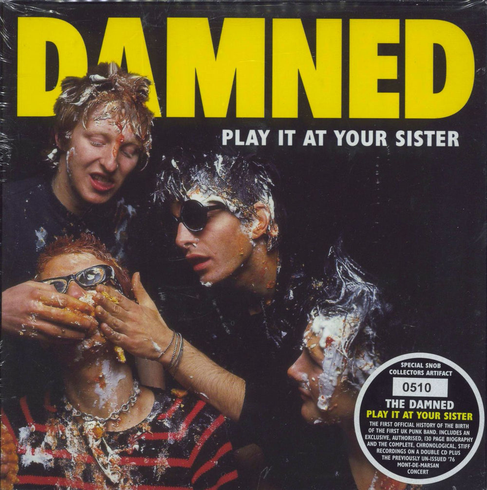 The Damned Play It At Your Sister - Sealed UK 3-CD album set (Triple CD) CMXBX1128