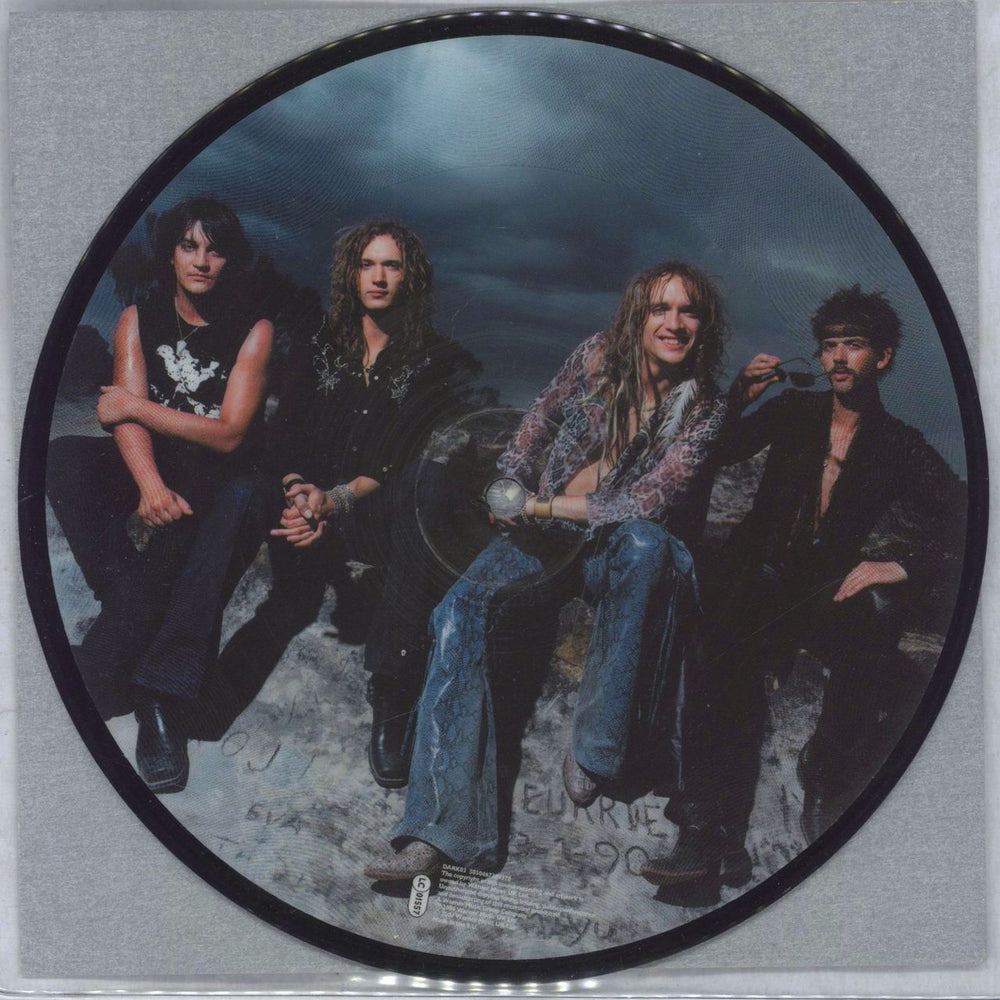 The Darkness Love Is Only A Feeling UK 7" vinyl picture disc (7 inch picture disc single) DARK03