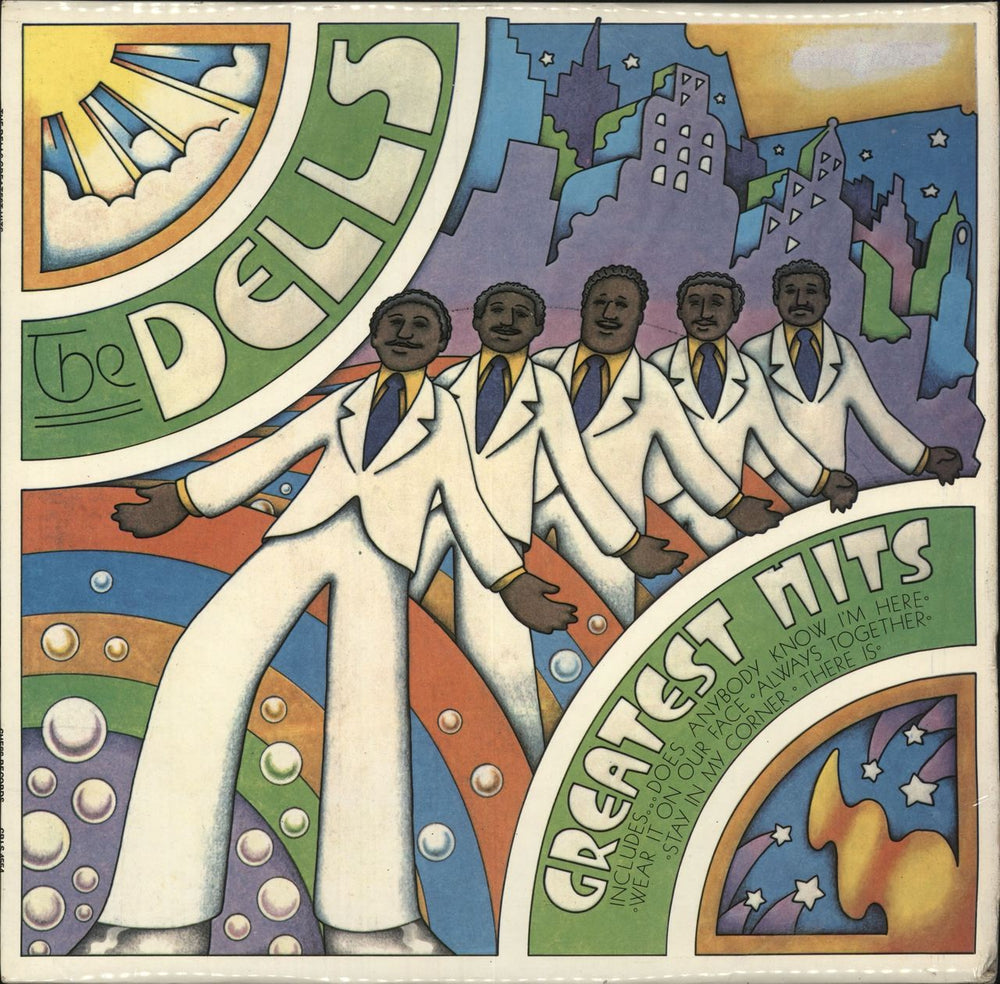 The Dells The Dells Greatest Hits UK vinyl LP album (LP record) CRLS4554