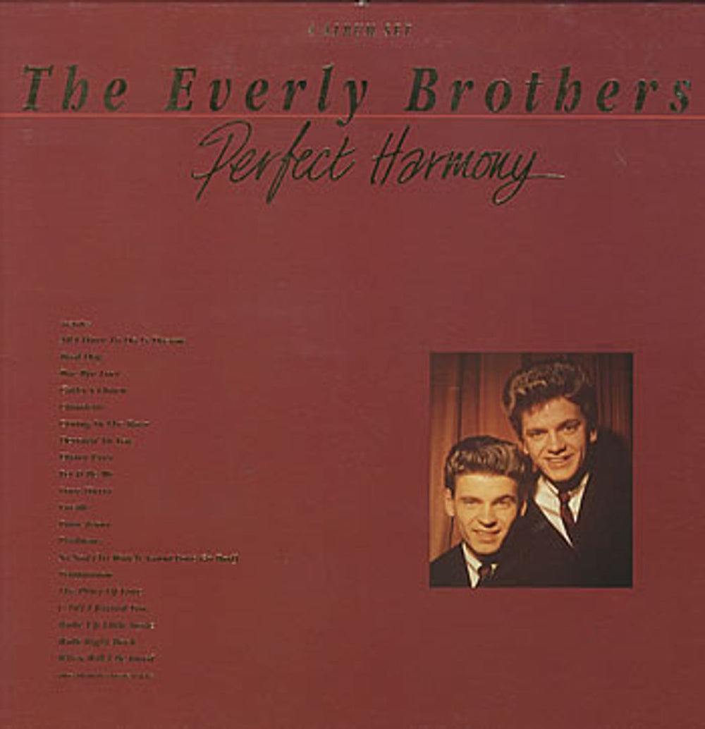 The Everly Brothers Perfect Harmony UK box set EVYLP47004