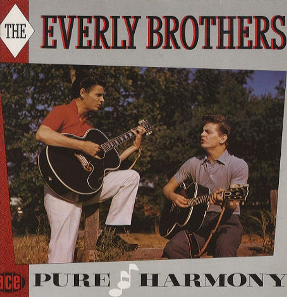 The Everly Brothers Pure Harmony UK vinyl LP album (LP record) CH118