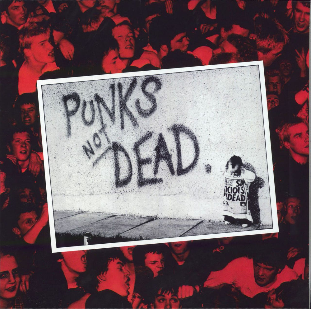 The Exploited Punks Not Dead - Yellow Italian vinyl LP album (LP record) RRS72CV