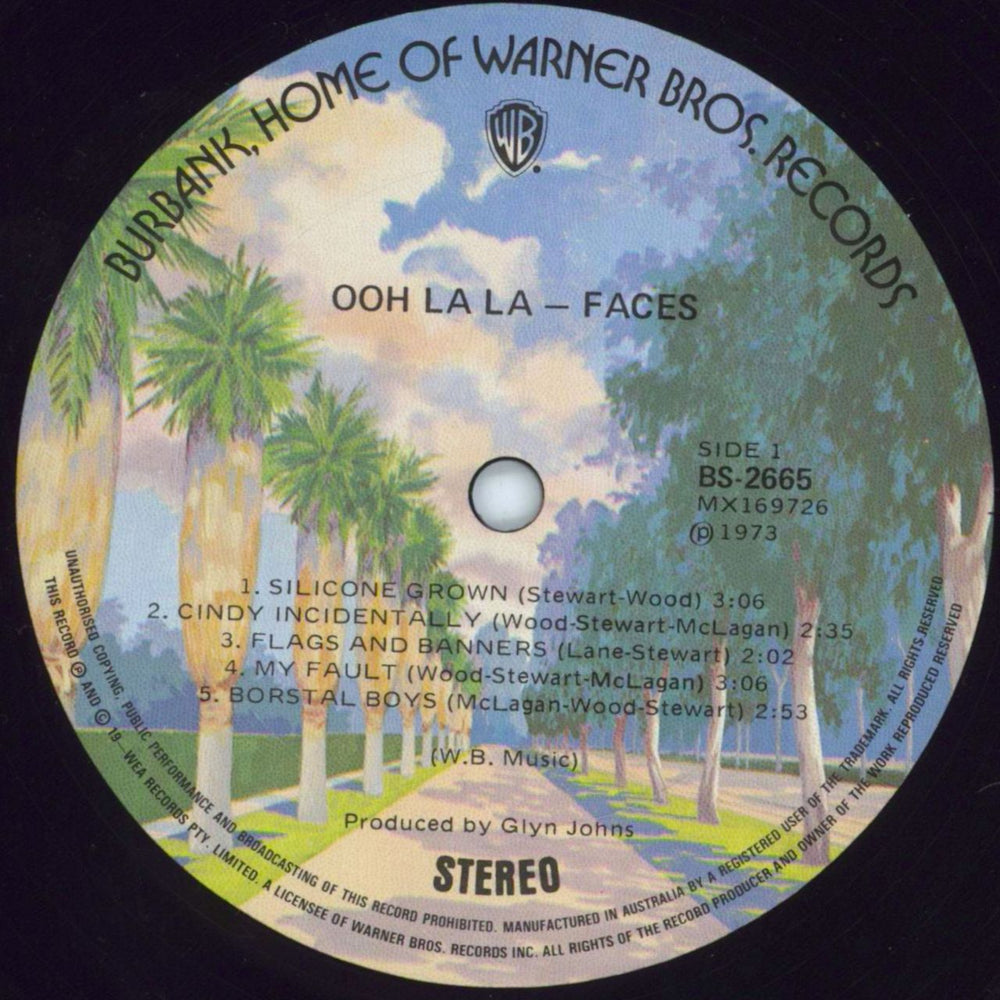 The Faces Ooh La La - 1st Australian vinyl LP album (LP record) FCELPOO804562