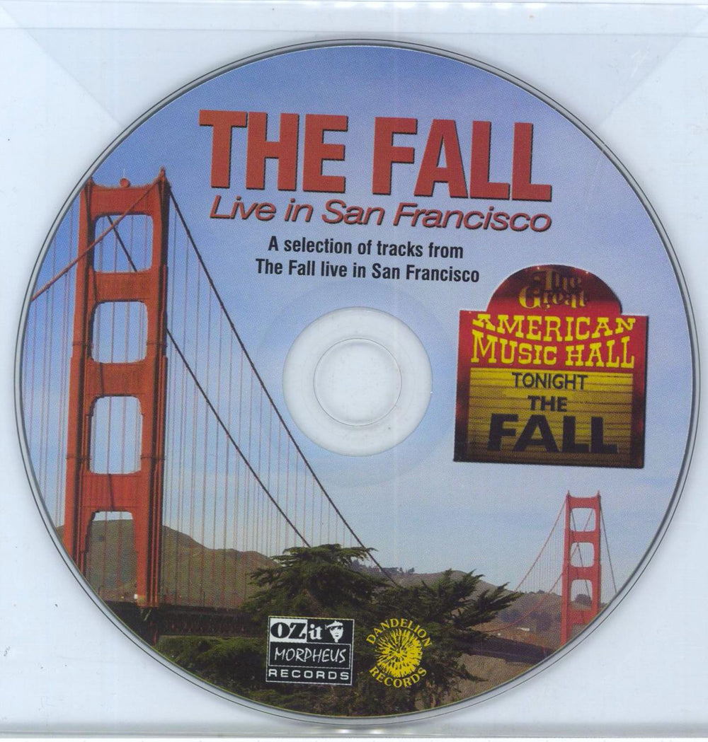 The Fall Live In San Francisco - 180gm Purple Vinyl + CD UK 2-LP vinyl record set (Double LP Album)