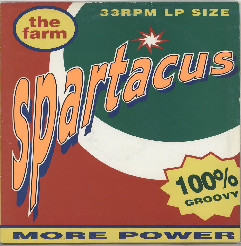 The Farm Spartacus UK vinyl LP album (LP record) MILKLP1