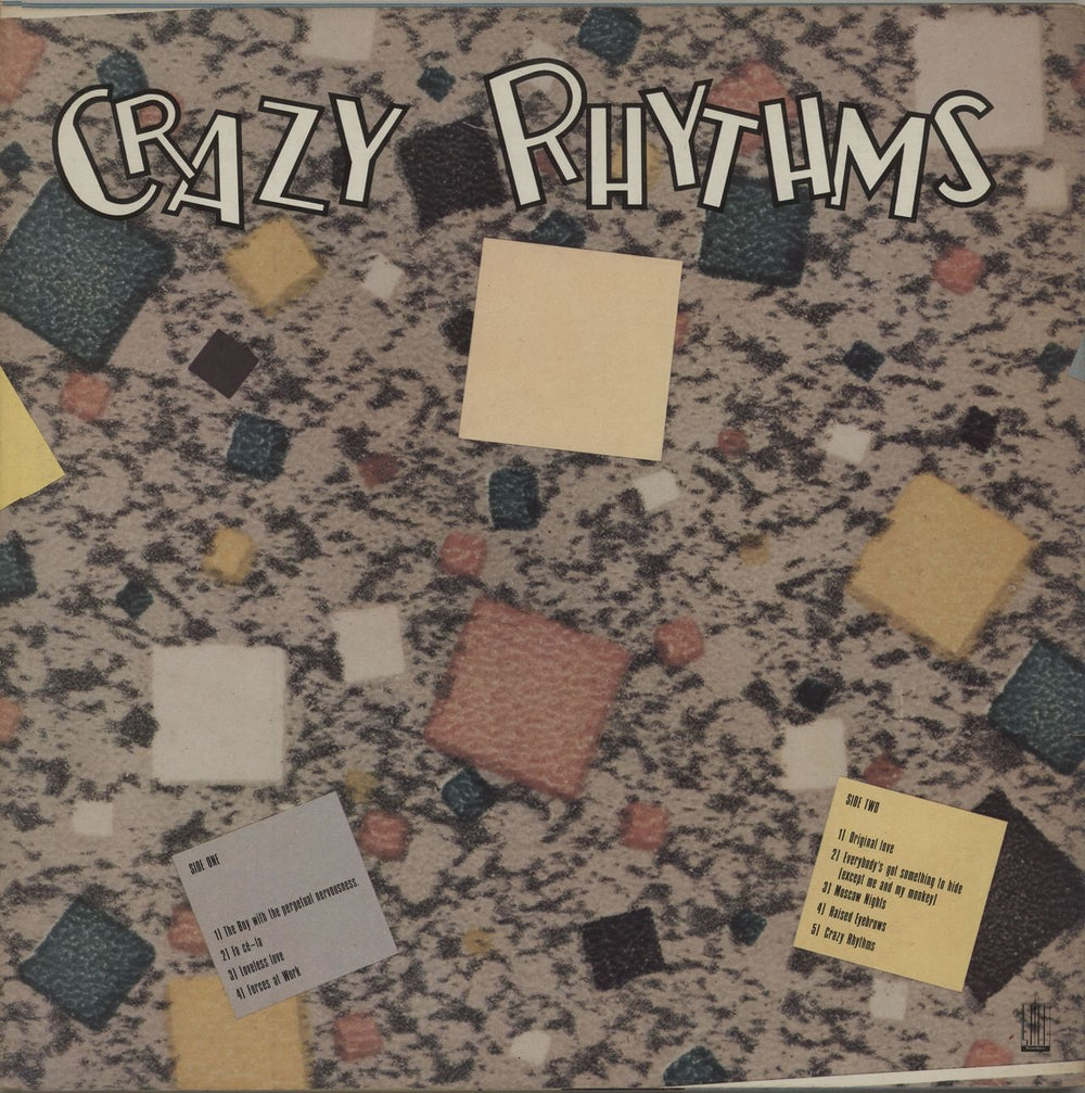 The Feelies Crazy Rhythms - Stickered sleeve UK vinyl LP album (LP record) TF3LPCR684469