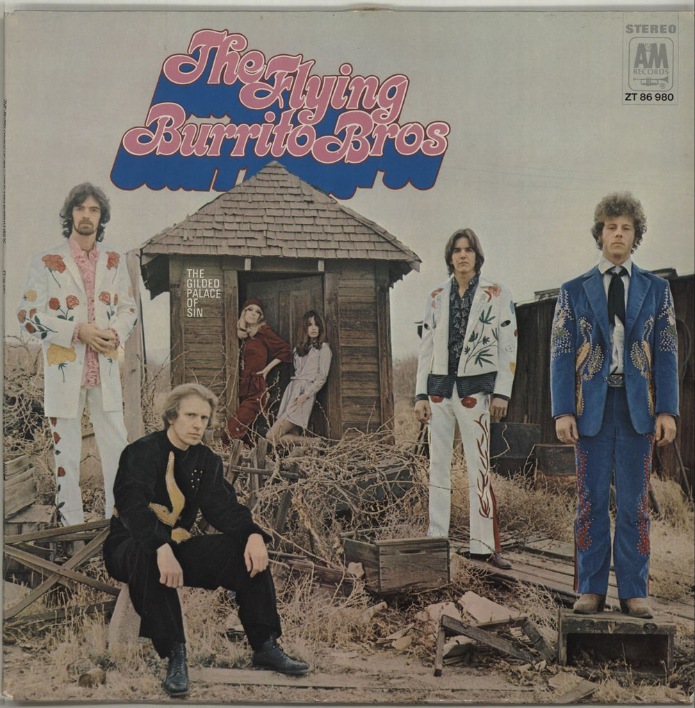 The Flying Burrito Brothers The Gilded Palace Of Sin Dutch vinyl LP album (LP record) ZT86980